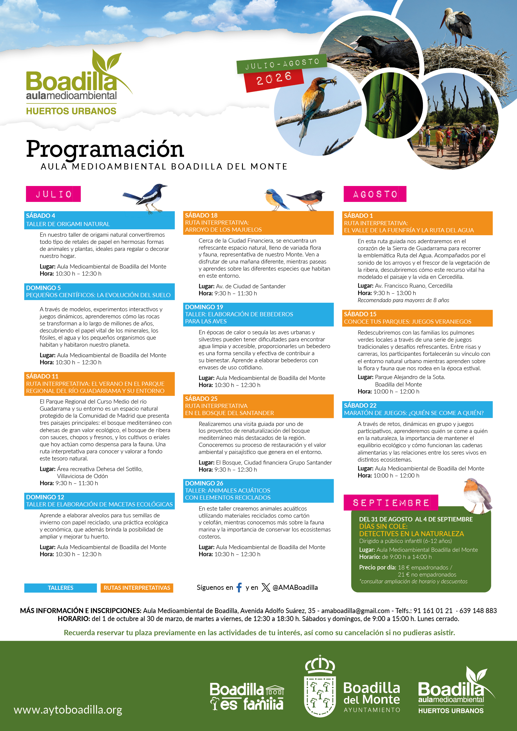 Actividades Boadilla JUL-AGO 26-ok